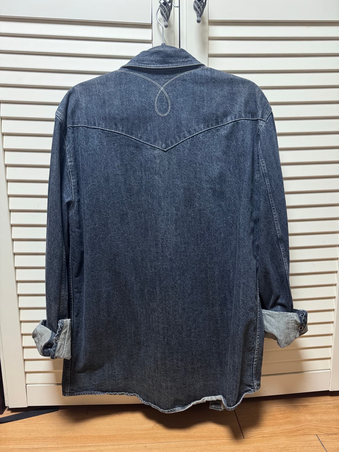 엘무드 웨스턴 데님 셔츠 46 상품이미지6