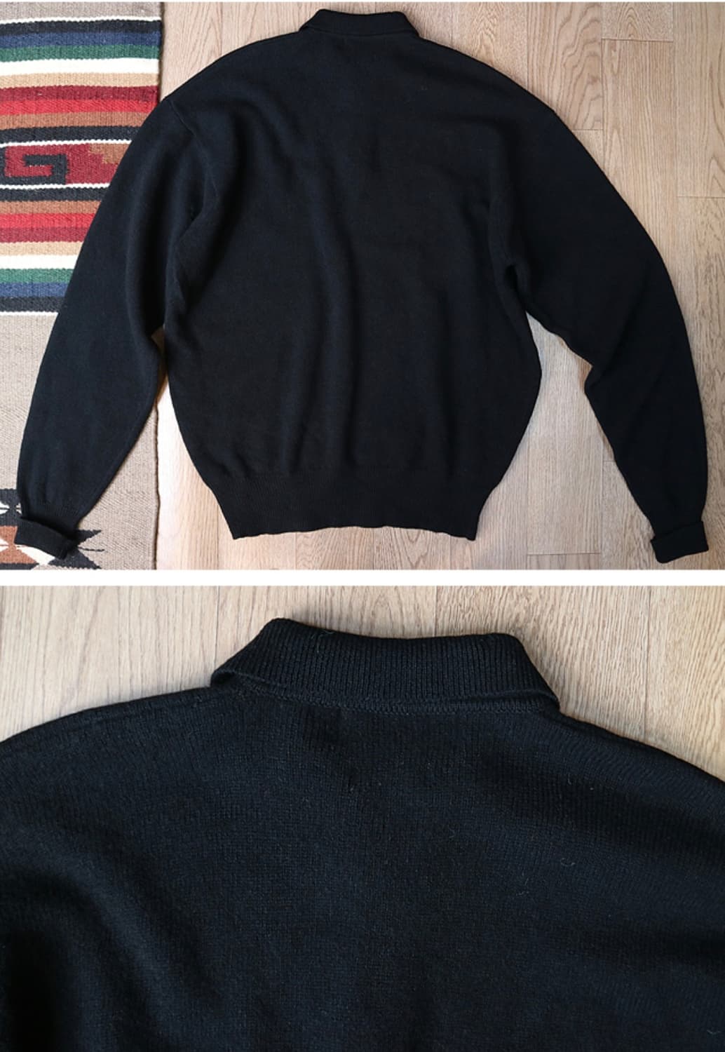 
일본판 90s polo ralph lauren 폴로 랄프로렌 카라 니트 상품이미지3