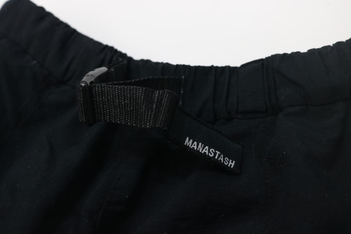 마나스타쉬 빈티지 웨빙벨트 나일론 블랙 스커트 상품이미지4
