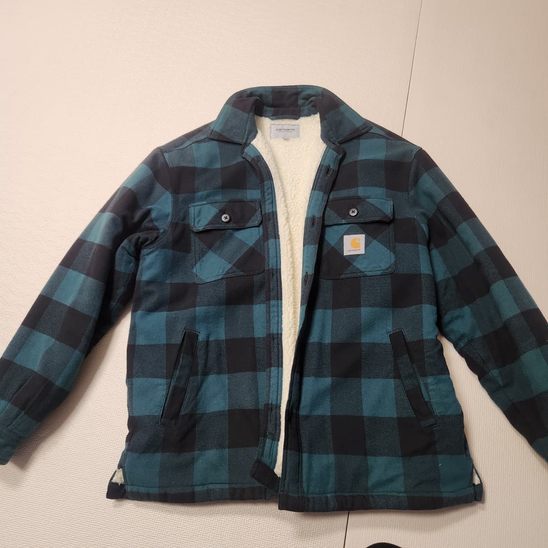 칼하트 체크 자켓 상품이미지1