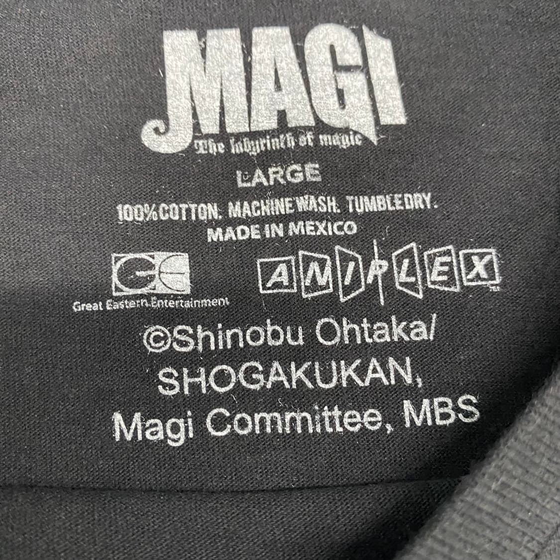 마기 알라딘 오피셜 애니메이션 티셔츠 상품이미지3