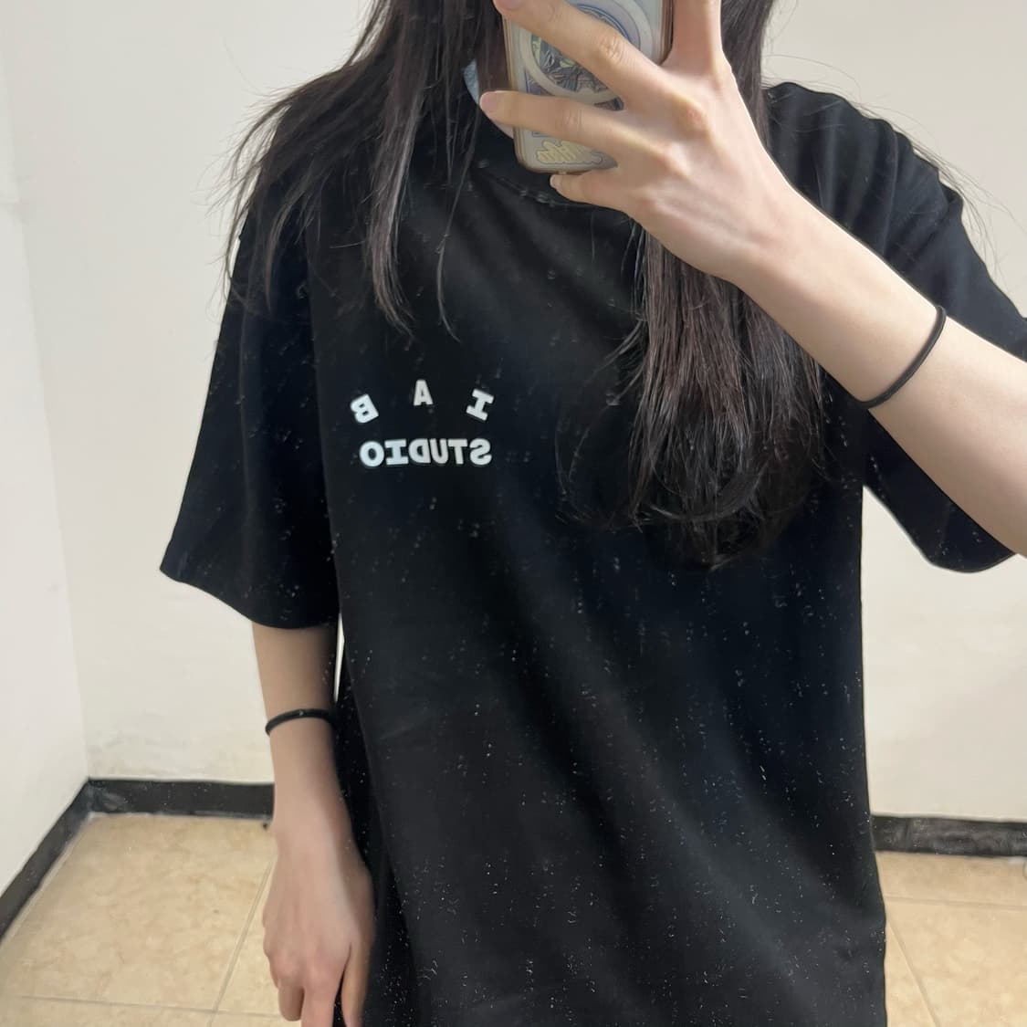 IAB Studio black t-shirt  상품이미지2