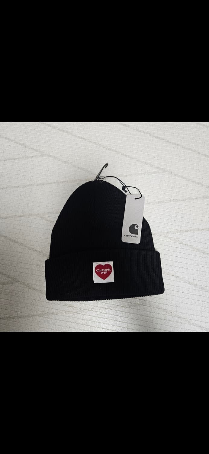 칼하트윕 하트 비니 블랙 상품이미지3