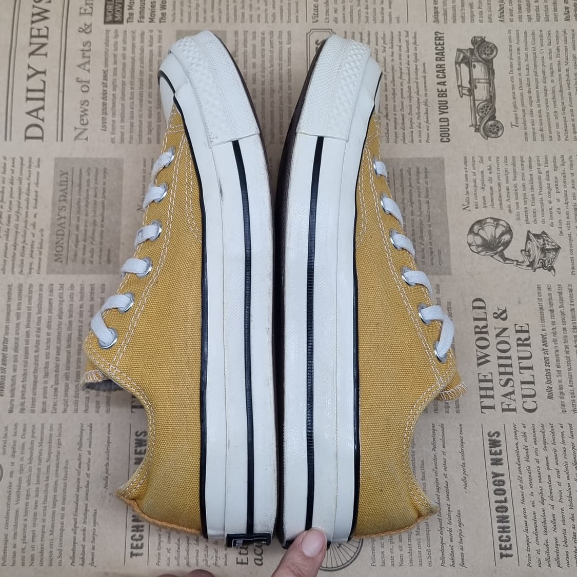 컨버스 척70 머스타드 여성스니커즈240 상품이미지5