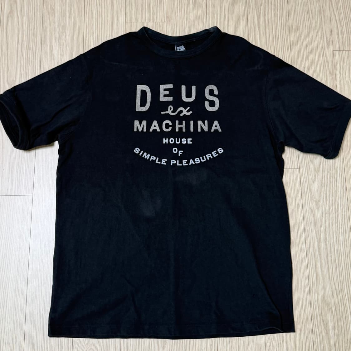 데우스 엑스 마키나 링거 티셔츠 블랙 상품이미지1