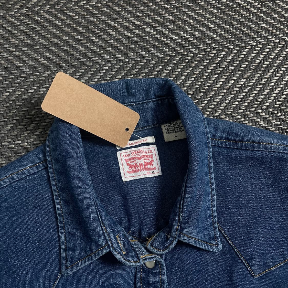 리바이스 USA 오리지날 우먼스 웨스턴 데님 셔츠o 4641 상품이미지5