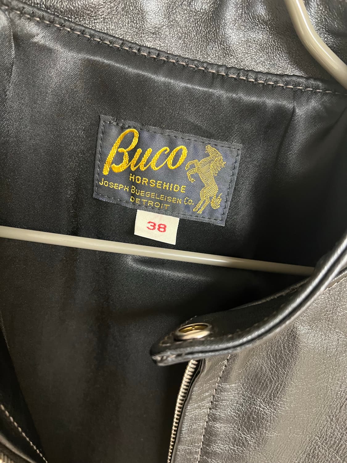 리얼맥코이 부코 Buco J-100 가죽 레더 자켓 38 (교환도 가능) 상품이미지2