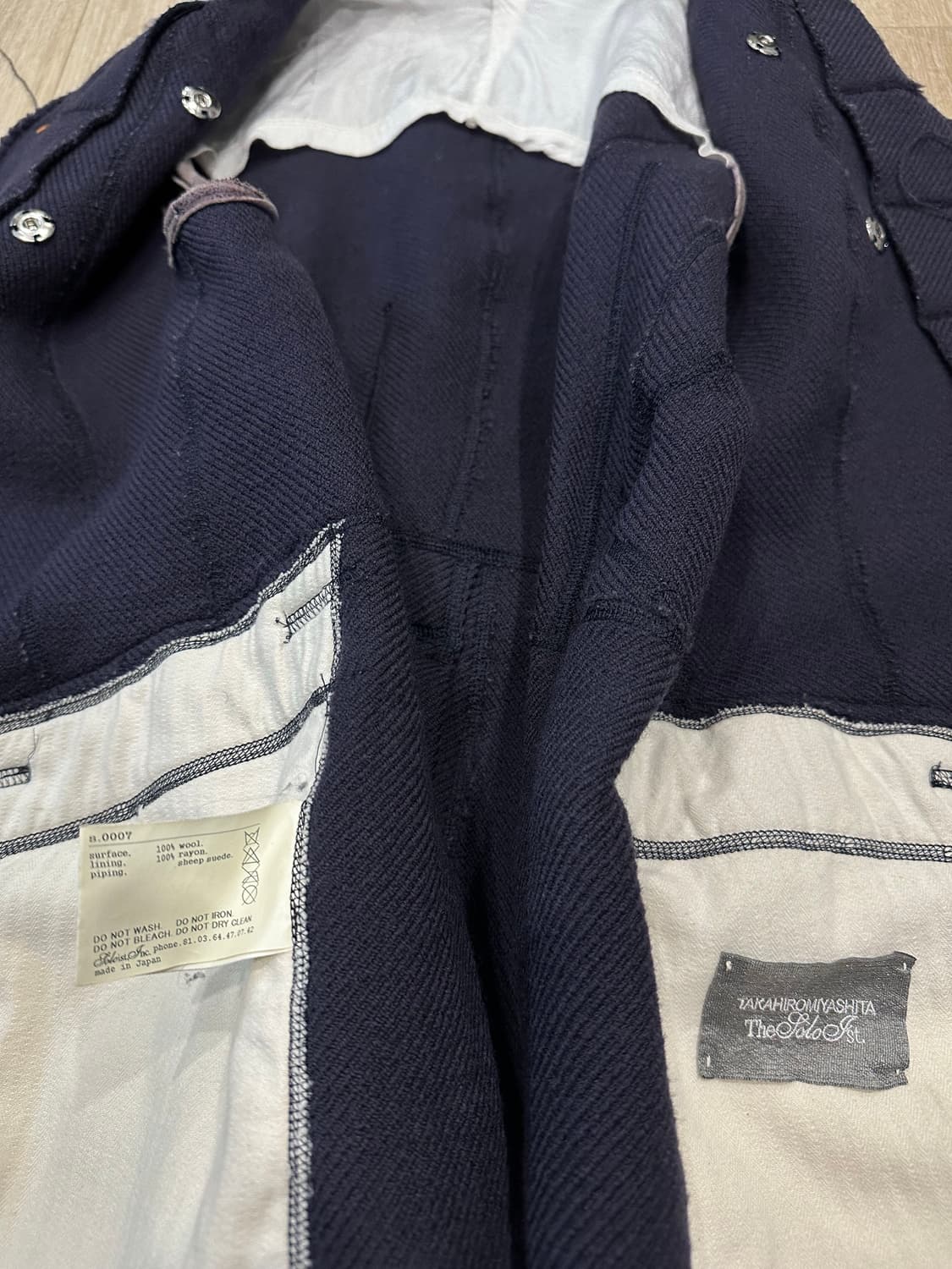 솔로이스트 베스트 탈착 자켓 상품이미지6