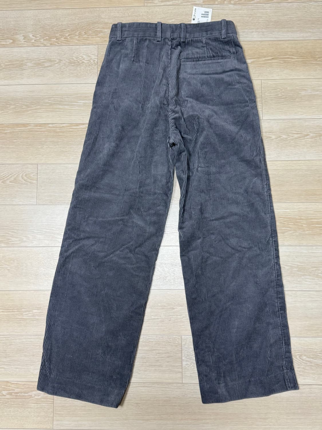 코스 와이드 코듀로이 팬츠 그레이 상품이미지3