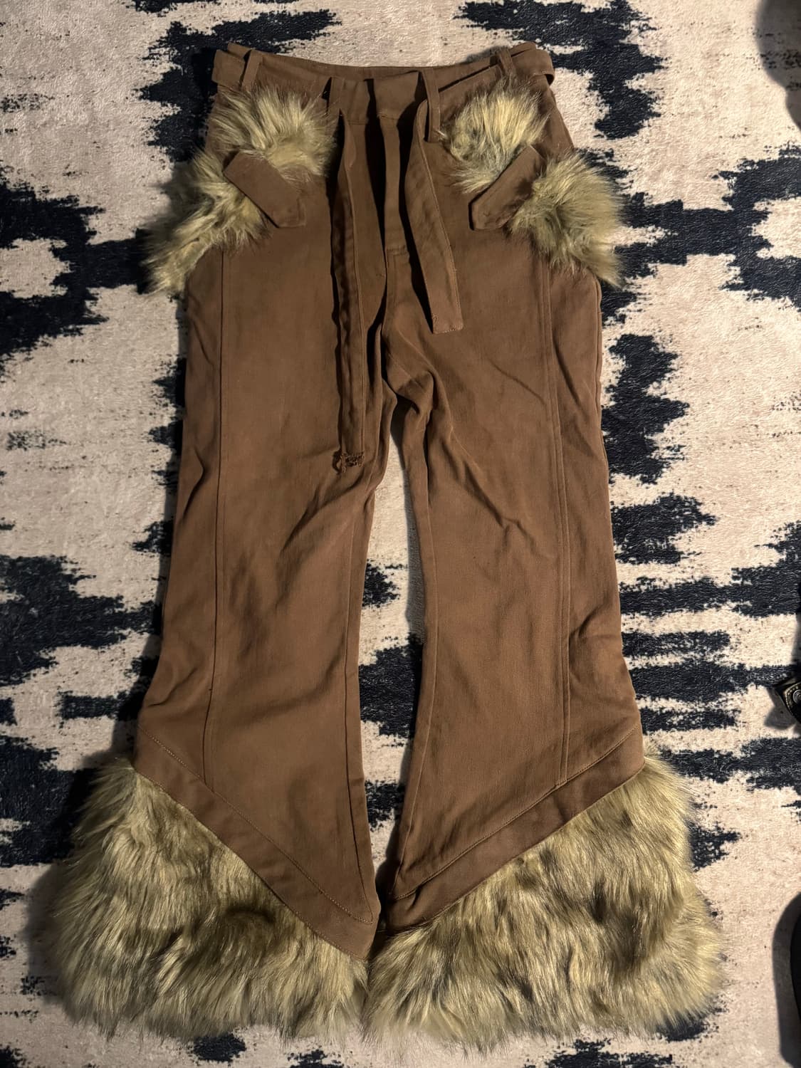 Fur Bootcut Pants 상품이미지1