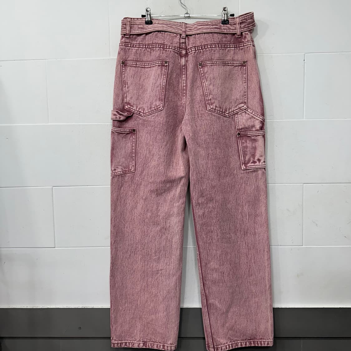 앤더슨 벨 오버다이 카펜터 데님팬츠 상품이미지5