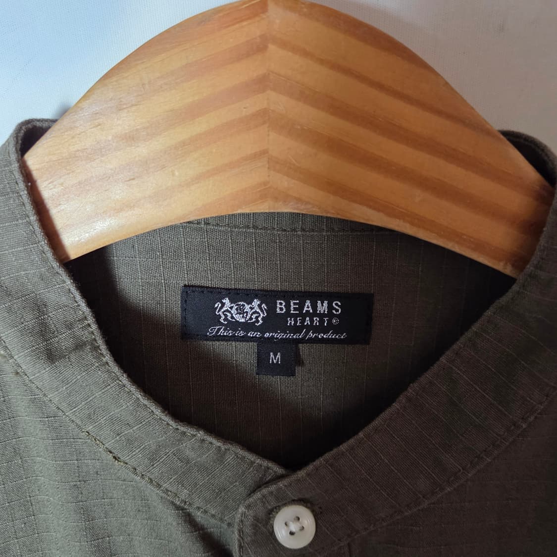 [Beams heart] 빔즈 차이나 카라리스 셔츠 상품이미지5