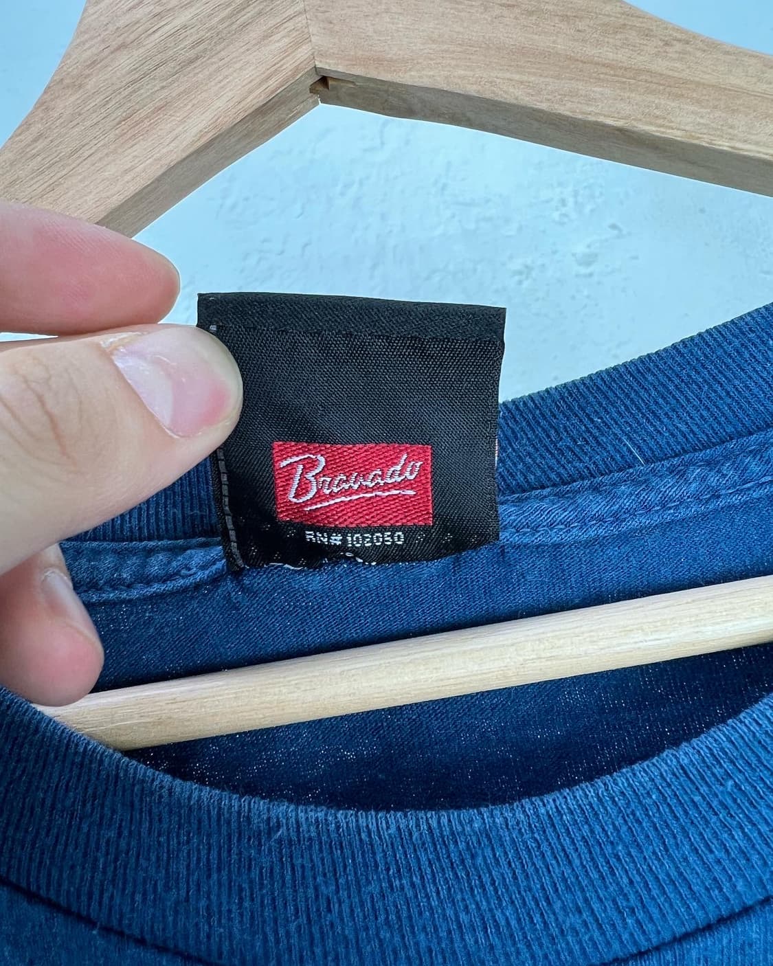 할리 데이비슨 블루 로고 프린팅 티셔츠  상품이미지6