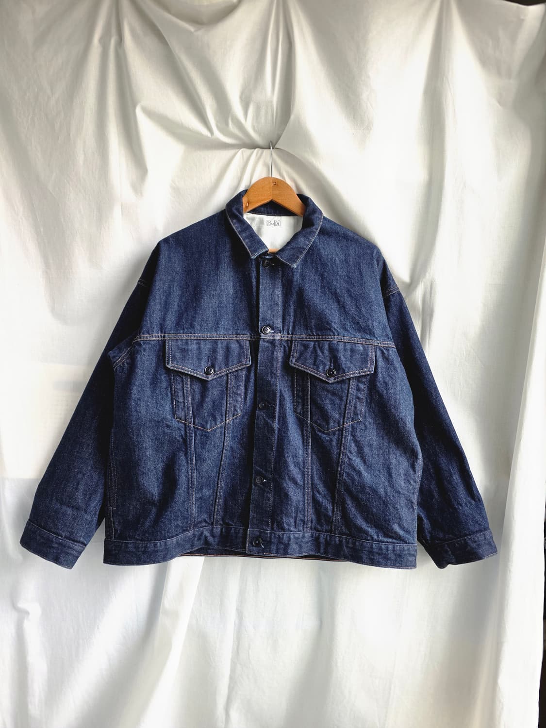 무지 라보 재팬 데님 재킷 M (필수 실측 참고) 상품이미지1