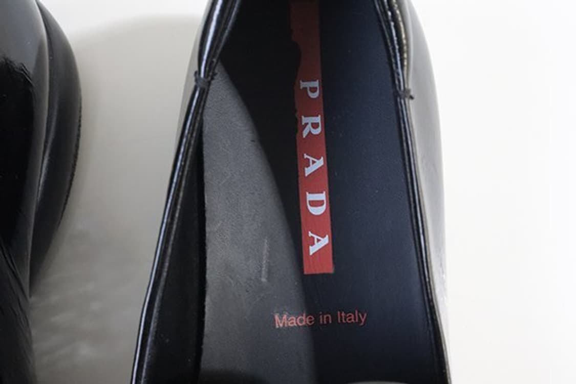 프라다 스포츠 가죽 에나멜 스니커즈 상품이미지7