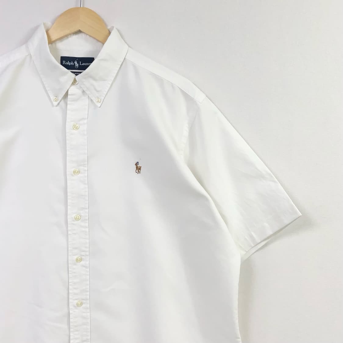 XL 폴로 옥스포드 화이트 셔츠 상품이미지1
