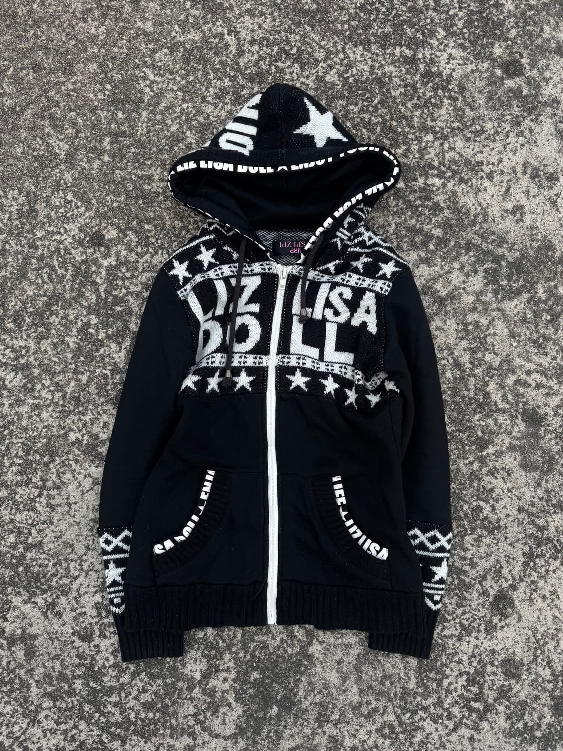 Liz Lisa Knit Zip-Up Hoodie 상품이미지1