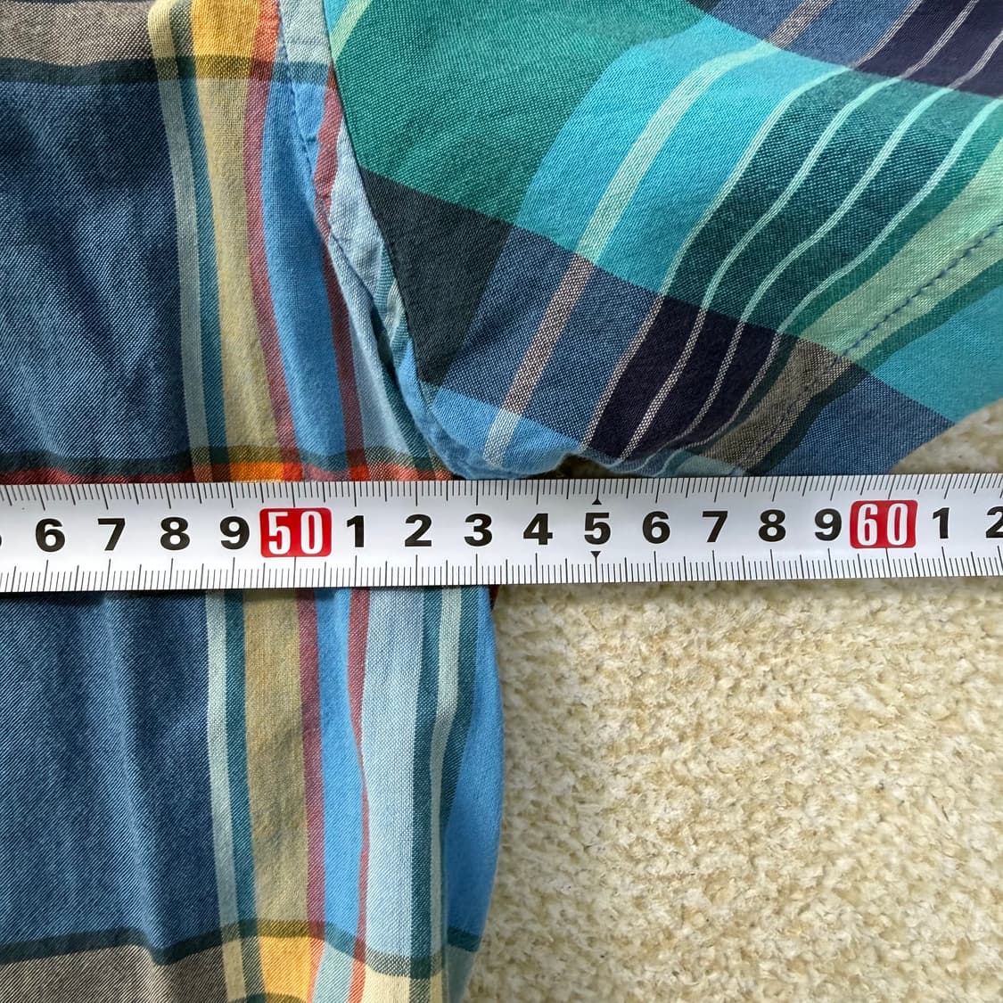 L 아메리칸 이글 체크 반팔 셔츠 0223T 상품이미지5