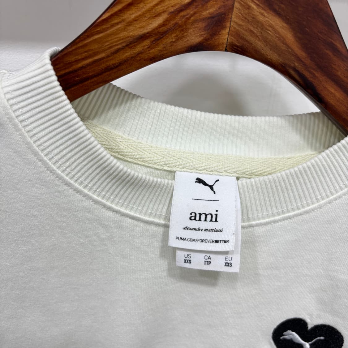 아미x퓨마 크롭 반팔티 상품이미지5