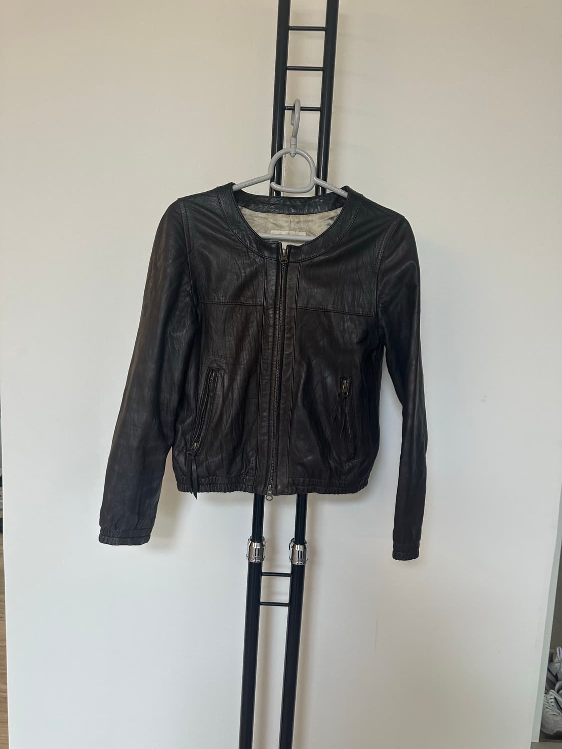 IENA  노카라  리얼  숏양가죽 자켓 -S사이즈 상품이미지1