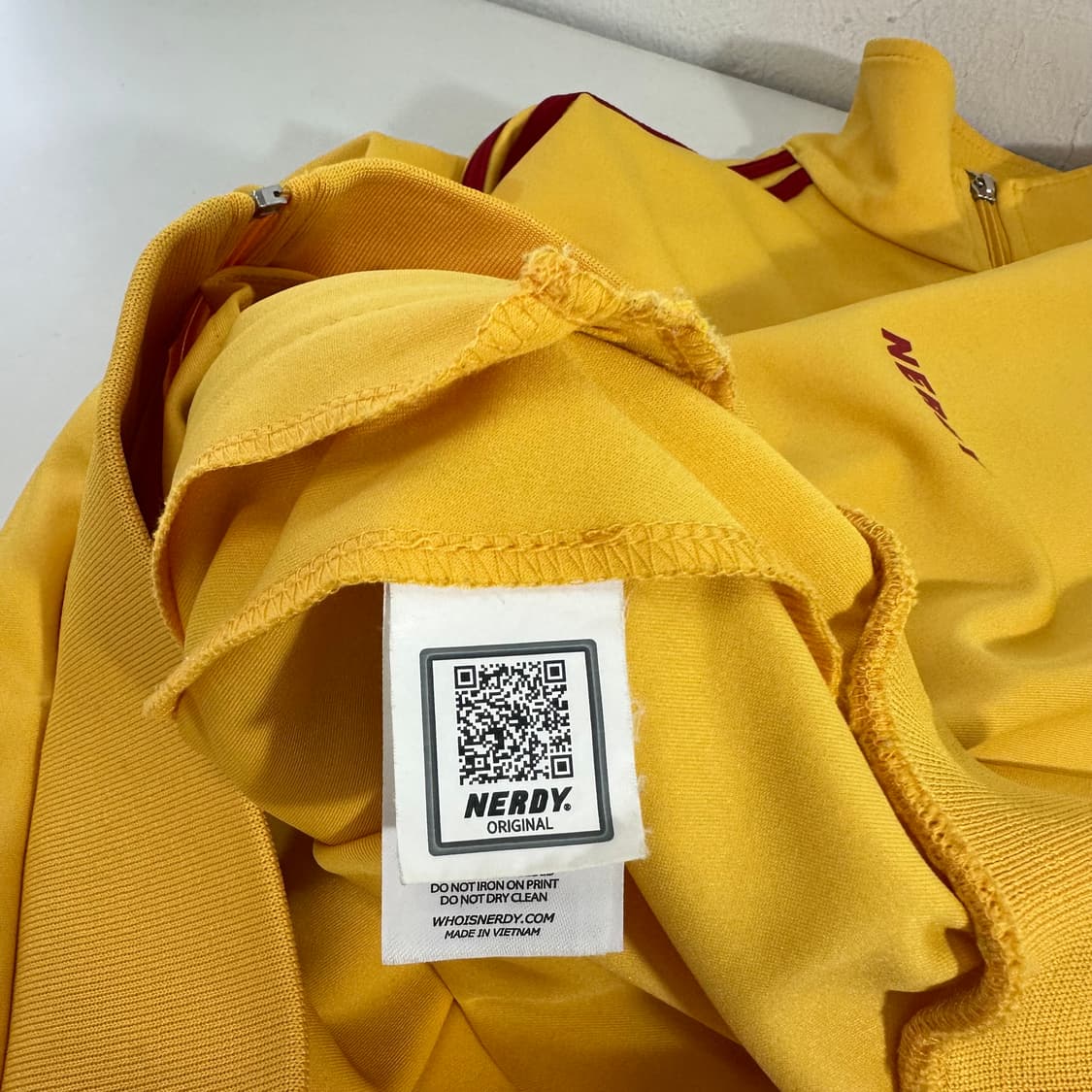 S 95 널디 옐로우 오버핏 트랙탑 집업 져지 상품이미지7