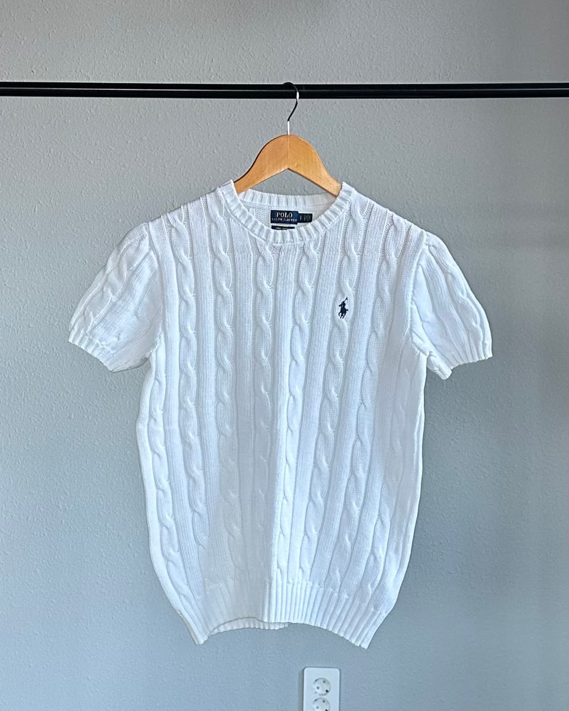 [S]폴로 랄프로렌 꽈배기 반팔 니트 스웨터 상품이미지1