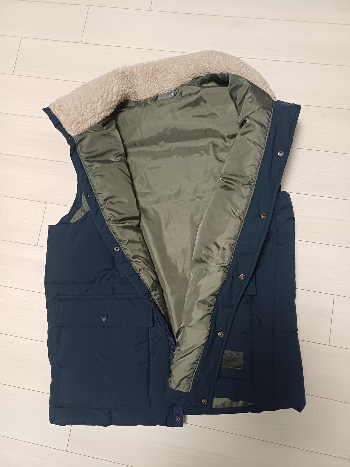 [XL] 에디바우어 카라코람 헤리티지 퀼팅 베스트 (네이비) 상품이미지8