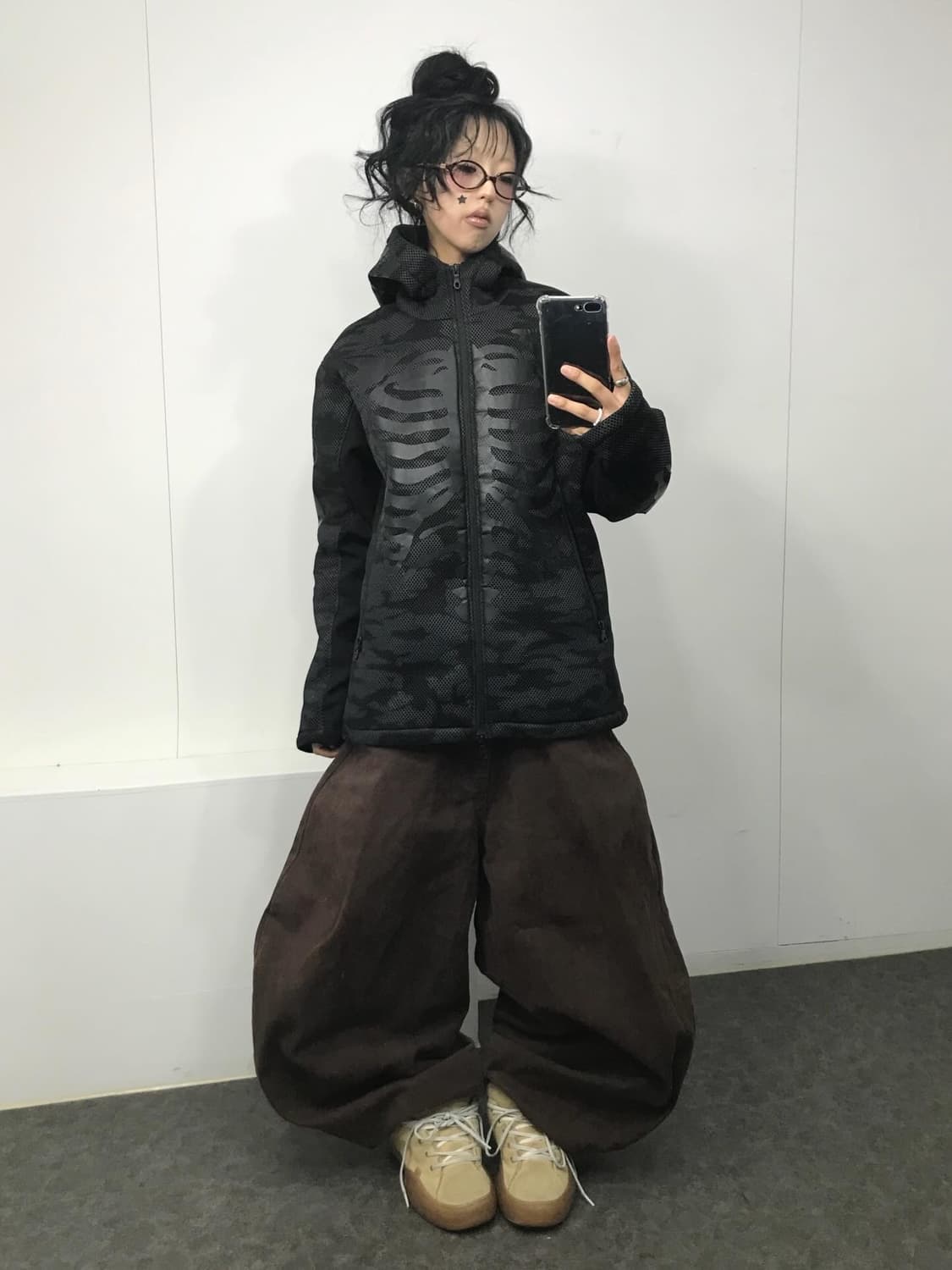 밴슨 메쉬 카모패턴 본 투웨이 후드집업 ( 대장 ) 상품이미지5