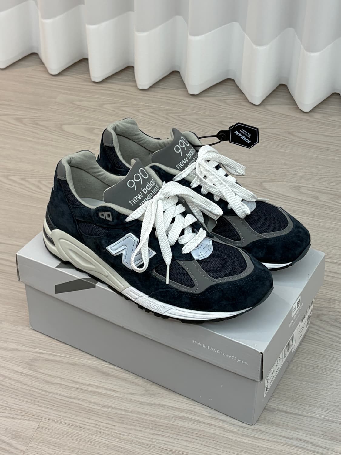 [270] 뉴발란스 990v2 네이비 새상품 상품이미지1