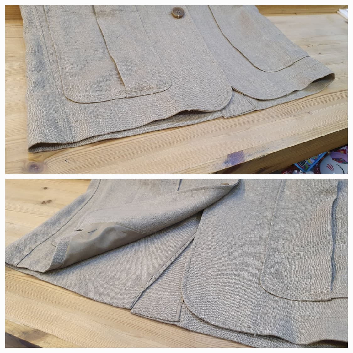 66.타임 린넨 반팔자켓 상품이미지7