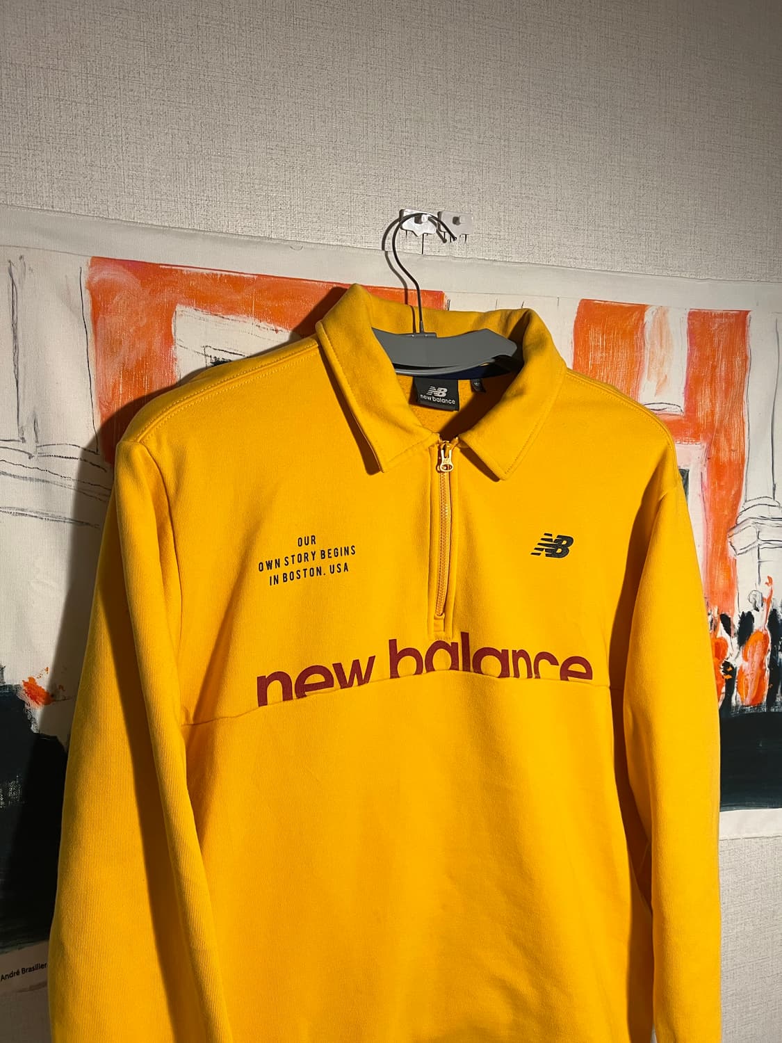 뉴발란스 카라 맨투맨 상품이미지1