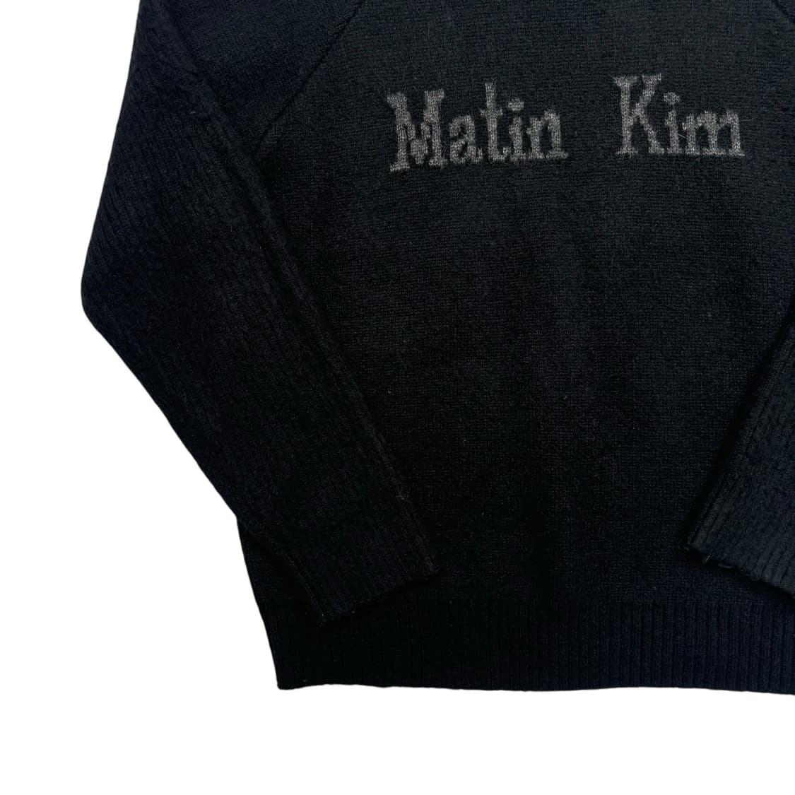 24ss 마뗑킴 아치로고 울 니트 L 상품이미지3