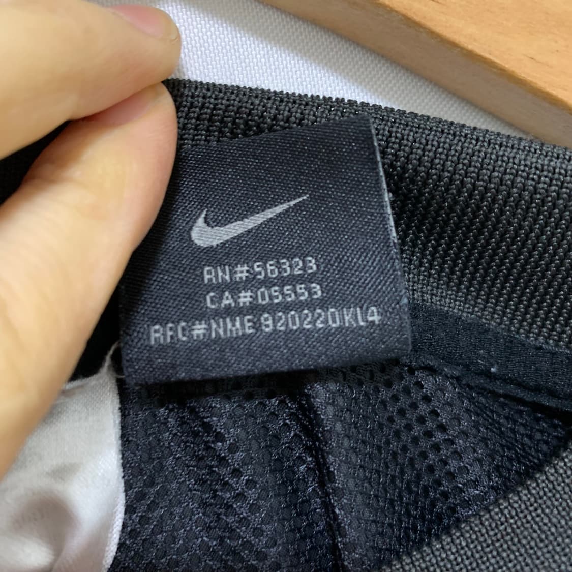 나이키 빈티지 블랙 바람막이 재질 맨투맨 오버사이즈 빅사이즈 XL 상품이미지7