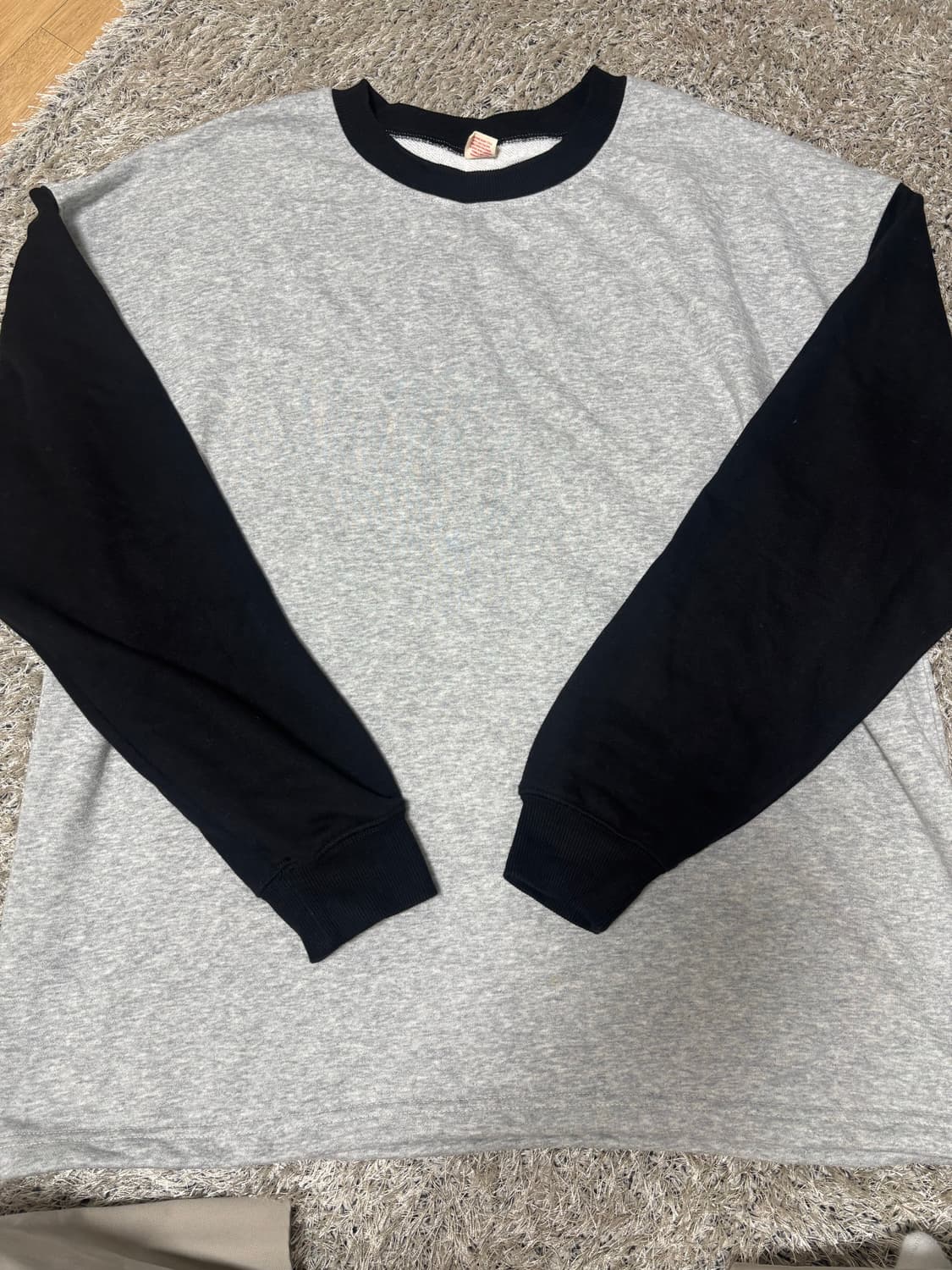 일본판 퍼플앤옐로우 맨투맨 사이즈 105 상품이미지1