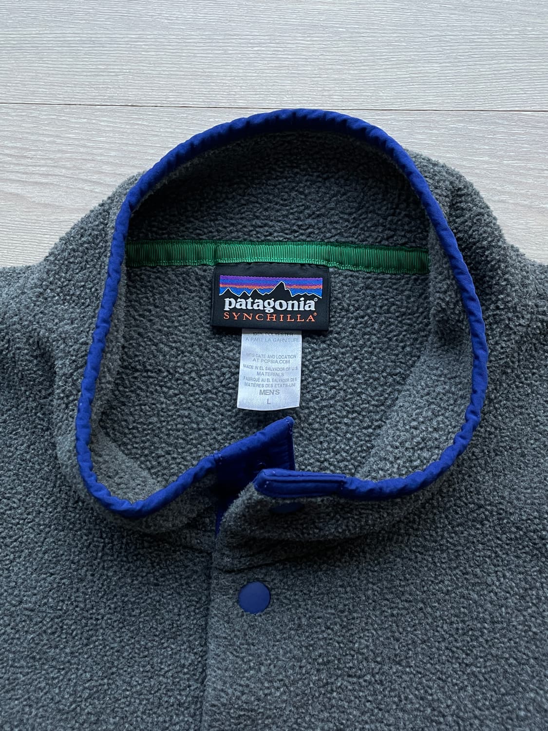파타고니아 신칠라 니켈 블루 그레이 플리스 patagonia 상품이미지3