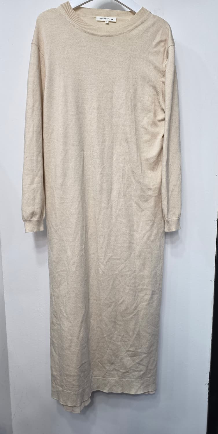 더캐시미어 여성 모+캐시미어 혼방 니트 원피스 상품이미지1