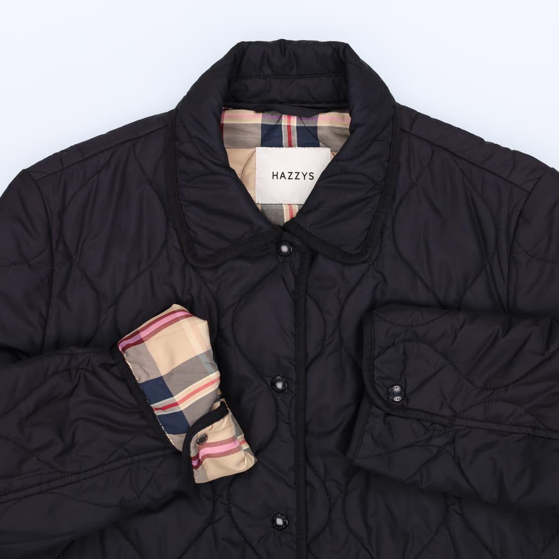 [95-165] 헤지스 여성 퀄팅 노바체크 패딩 자켓 N7016 상품이미지3