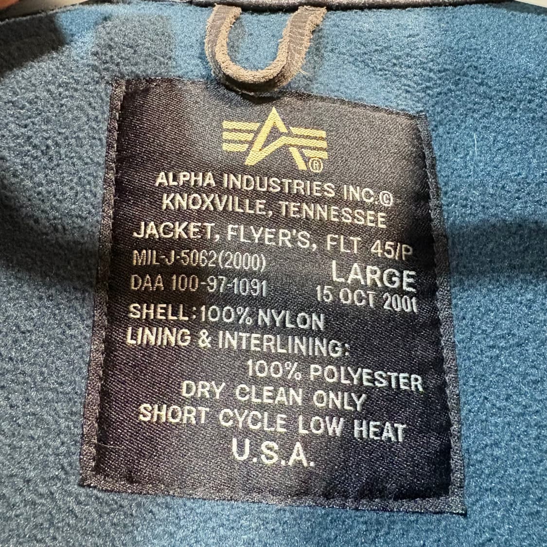 [L] ALPHA INDUSTRIES 알파인더스트리 CWU45/P 자켓 상품이미지7