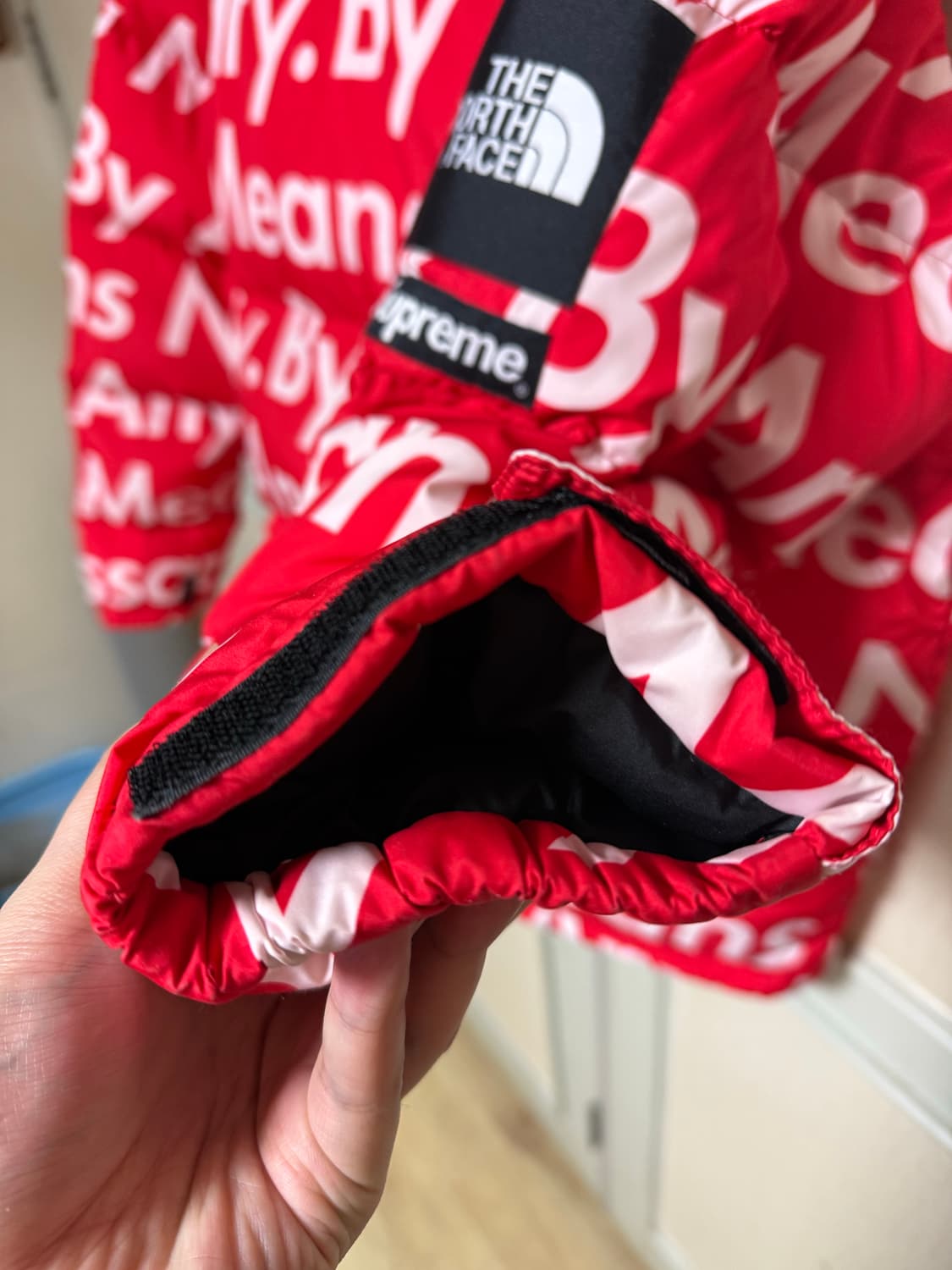 [ XL] 슈프림 노스페이스 레터링 눕시 상품이미지4