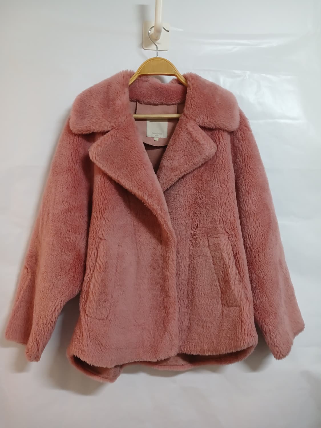 (95)셀렙샵 양모자켓 핑크 상품이미지1