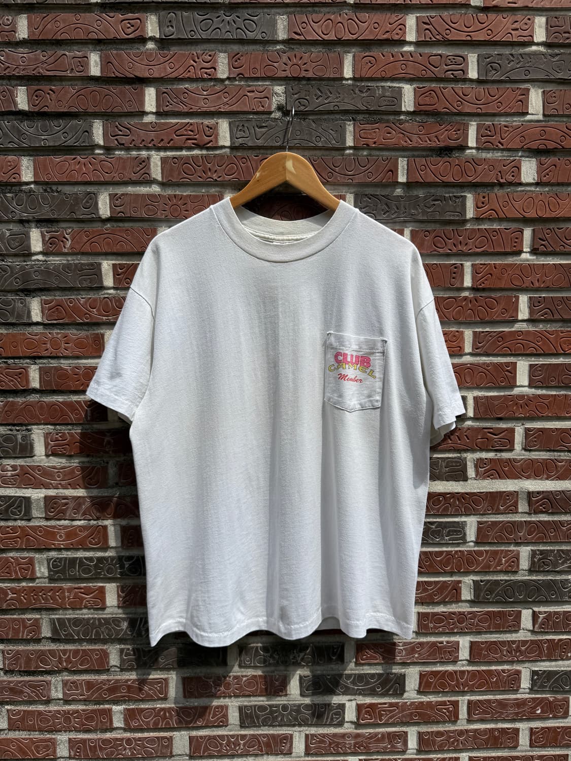 Camel 90s 카멜 클럽 맴버스 프로모 빈티지 포켓 티셔츠 상품이미지2
