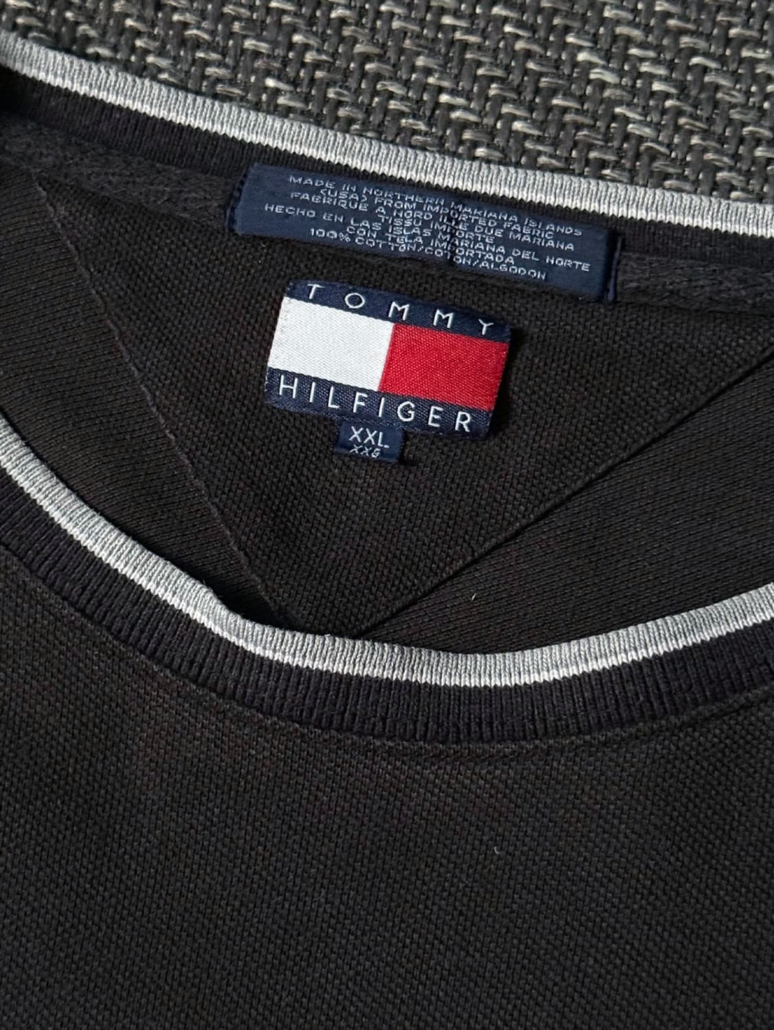 90s Tommy Hilfiger flag logo t-shirt 상품이미지3