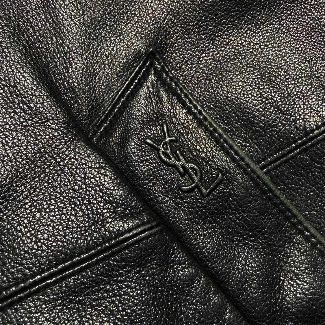 YSL 입생로랑 산양가죽 레더 카 코트 105 자켓 상품이미지2