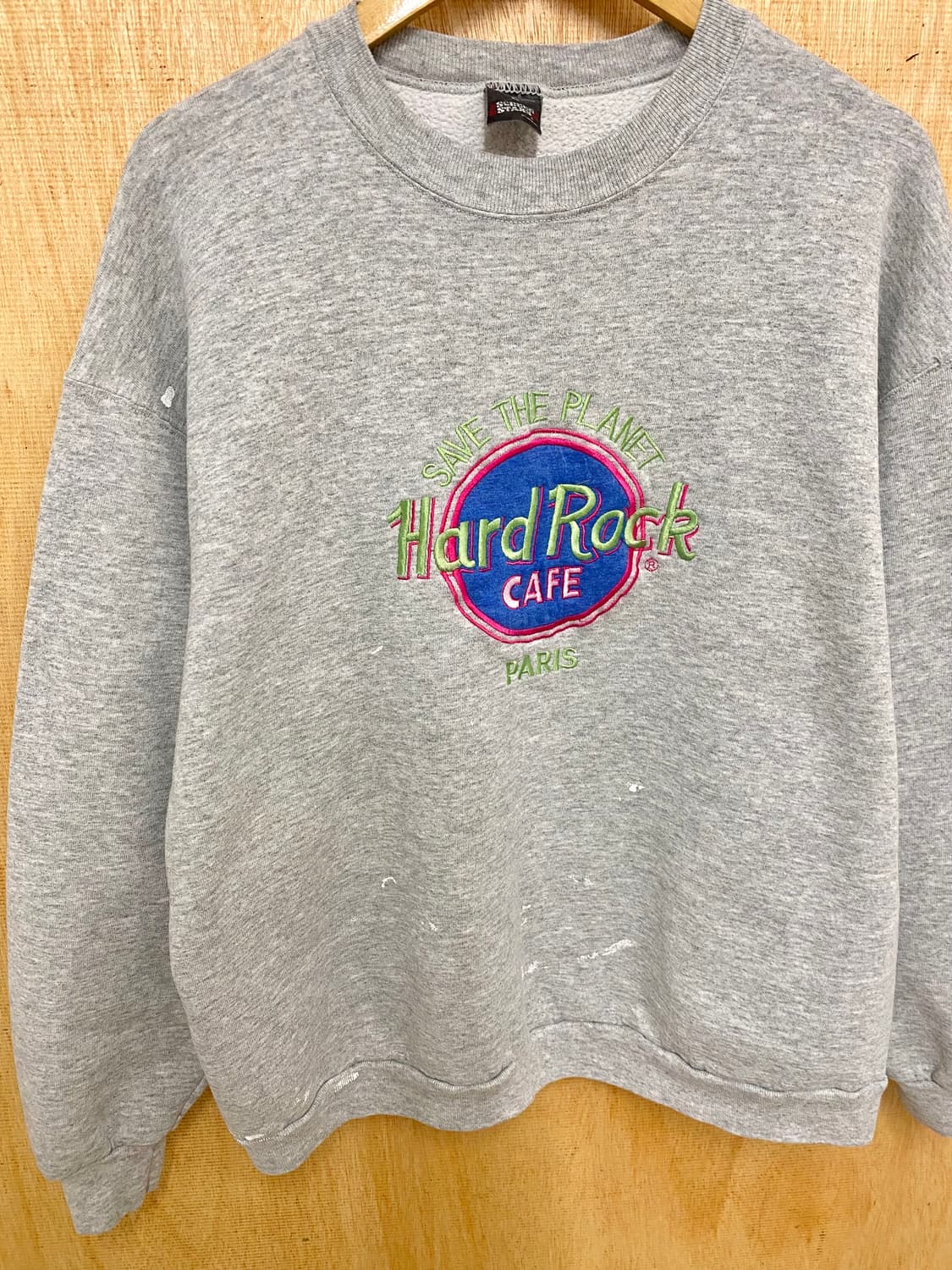 80s HARD ROCK CAFE paris sweat shirt 상품이미지5