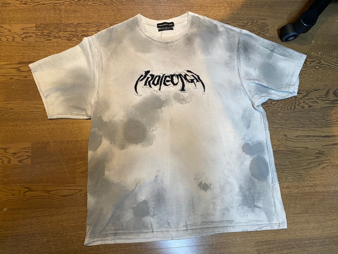 프로젝트 gr 퓨리어스 로고 아플리케 티셔츠 2사이즈 상품이미지1