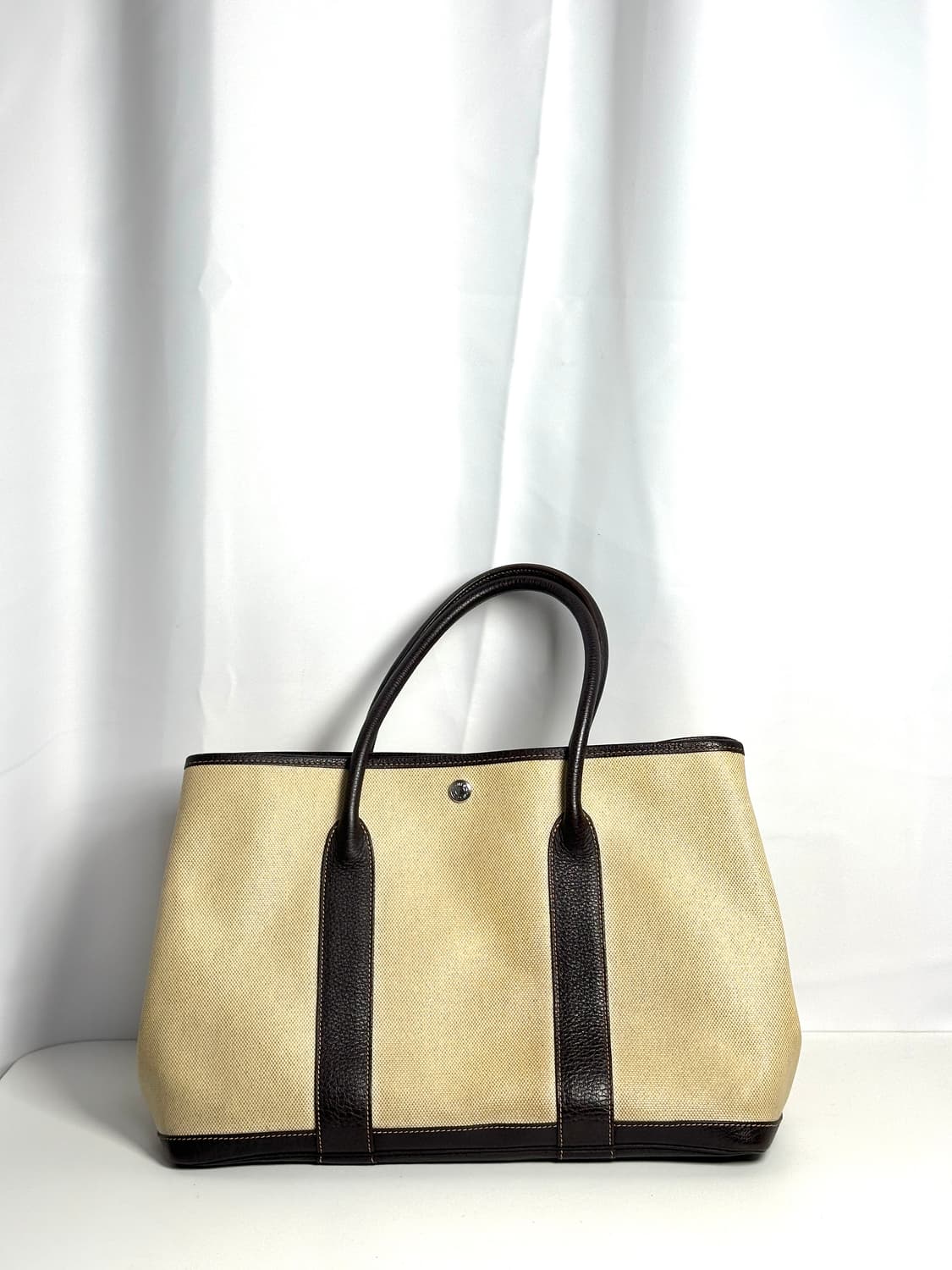 에르메스 가든파티 36 PM 에크루/브라운 상품이미지1