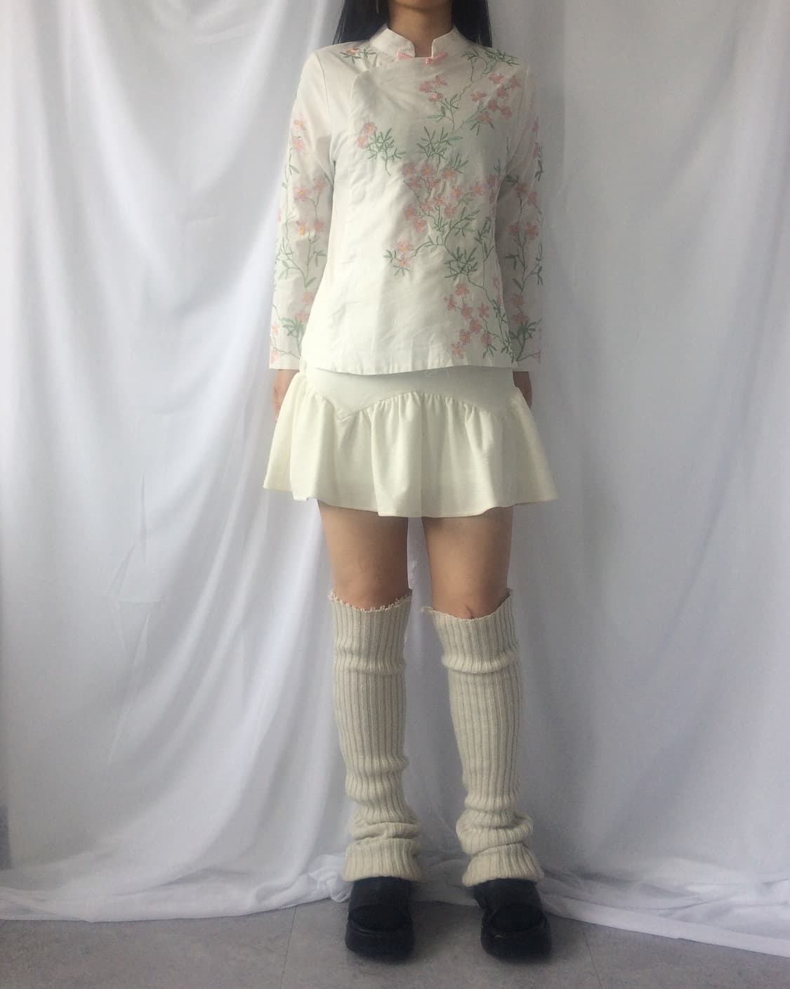 Flower pattern needle work jacket 상품이미지8