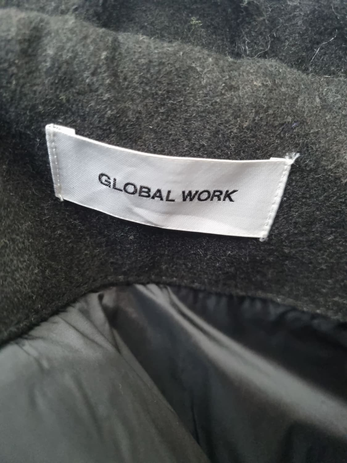 글로벌워크 블랙 울자켓  상품이미지5