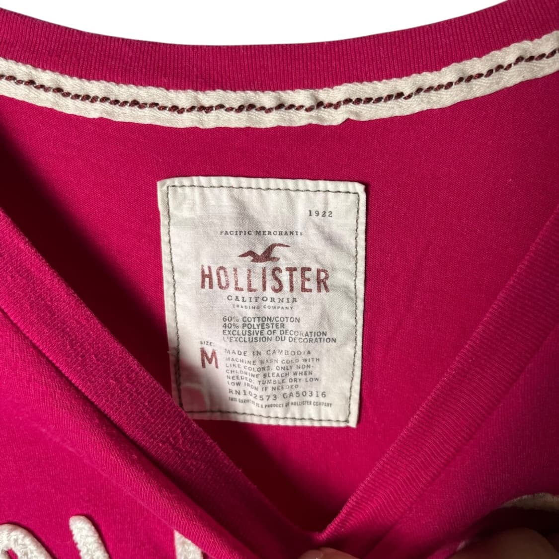 [Hollister] 홀리스터 슬림핏 반팔티셔츠 상품이미지4