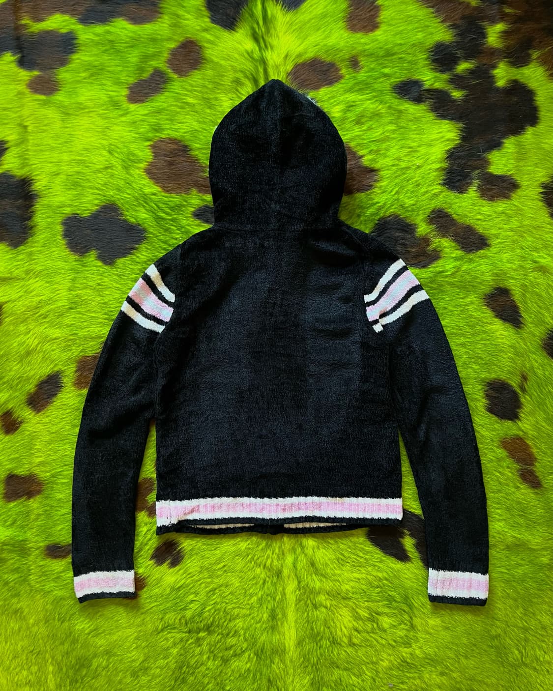 90s Peda & Mada Fur Hood Fleece Zip-up 상품이미지9